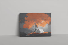 Crimson Canopy - Canvas
