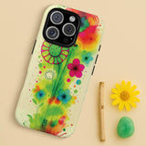 Bloomfire Acid - Tough Protective Artistic Case for iPhone, Samsung Galaxy, Google Pixel models